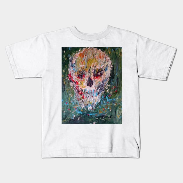 AWARE FOR EVER IN ITS MOTIONLESS DEPTHS Kids T-Shirt by lautir